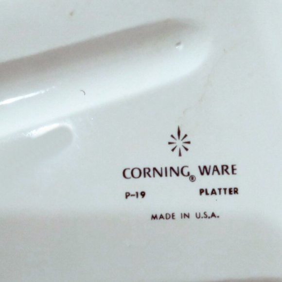 Corning Ware Platter, Farmhouse Kitchen, Corning Bake Ware, Meat Tray, Platter - Picture 9 of 10
